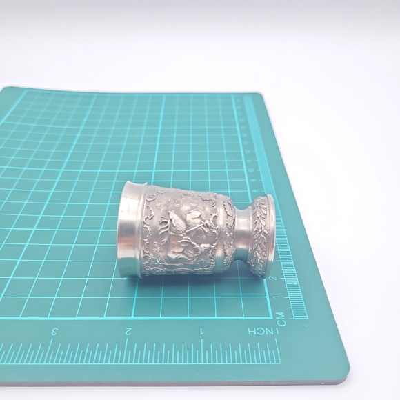 2 Sks Zinn Pewter shot glasses - Vintage - Picture 13 of 13